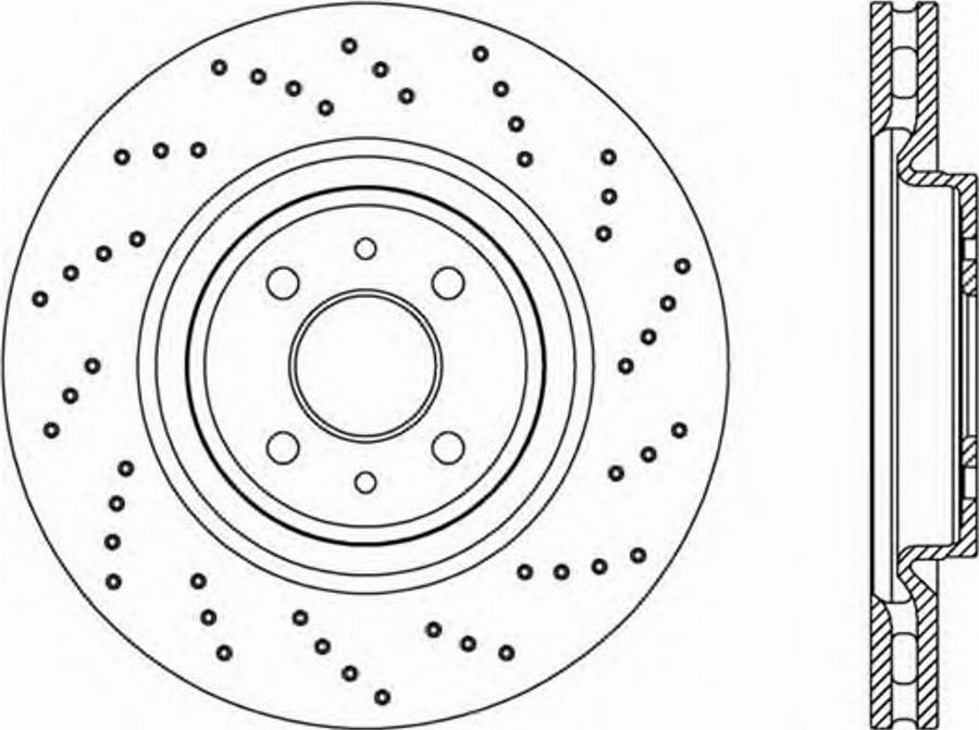 Open Parts BDRS197325 - Гальмівний диск autozip.com.ua