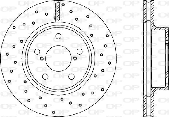 Open Parts BDRS1491.25 - Гальмівний диск autozip.com.ua
