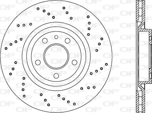 Open Parts BDRS1663.25 - Гальмівний диск autozip.com.ua