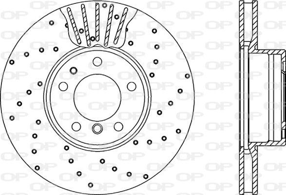 Open Parts BDRS1096.25 - Гальмівний диск autozip.com.ua