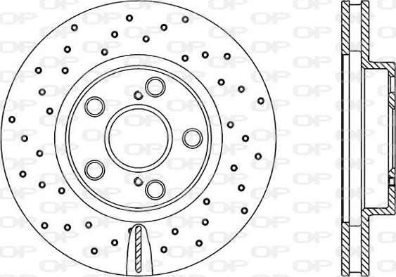 Open Parts BDRS1874.25 - Гальмівний диск autozip.com.ua