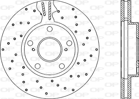 Open Parts BDRS1876.25 - Гальмівний диск autozip.com.ua