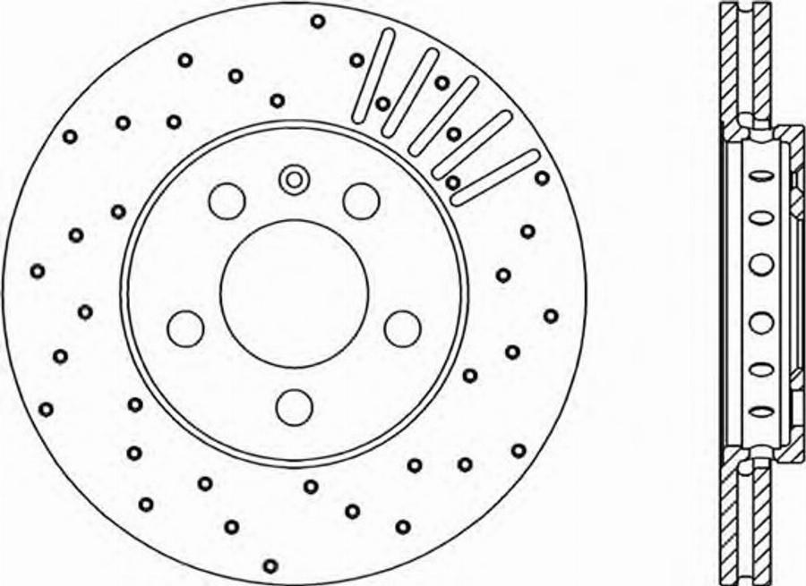 Open Parts BDRS1730.25 - Гальмівний диск autozip.com.ua