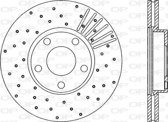 Open Parts BDRS1732.25 - Гальмівний диск autozip.com.ua