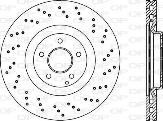 Open Parts BDRS2079.25 - Гальмівний диск autozip.com.ua