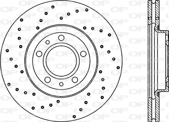 Open Parts BDRS2158.25 - Гальмівний диск autozip.com.ua