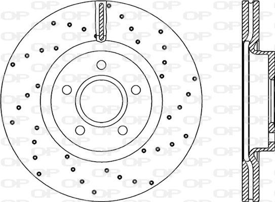 Open Parts BDRS2153.25 - Гальмівний диск autozip.com.ua