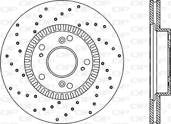 Open Parts BDRS2162.25 - Гальмівний диск autozip.com.ua