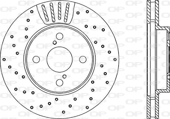 Open Parts BDRS2292.25 - Гальмівний диск autozip.com.ua