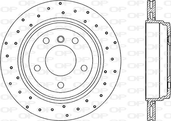 Open Parts BDRS2243.25 - Гальмівний диск autozip.com.ua