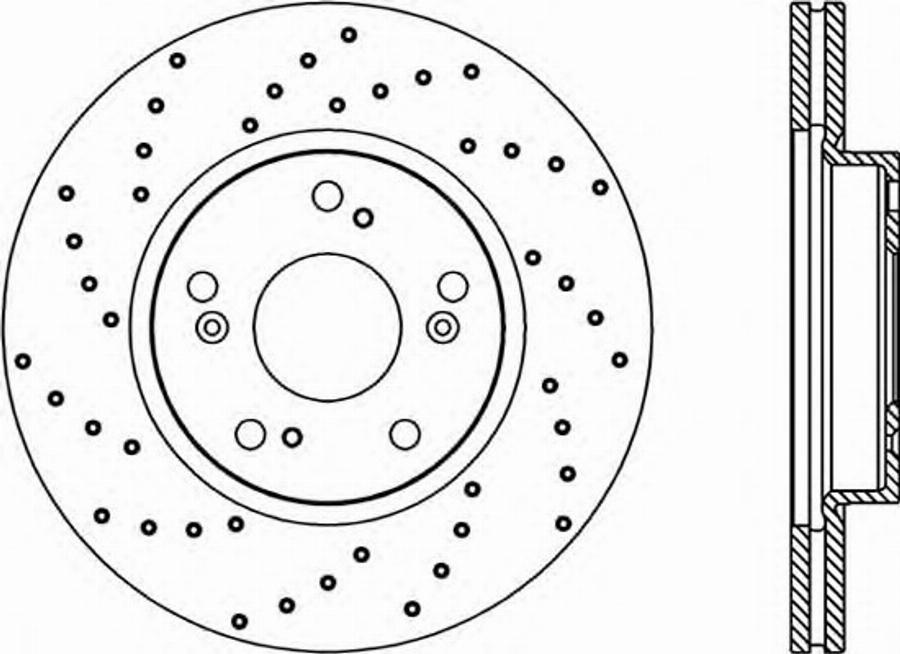 Open Parts BDRS2218.25 - Гальмівний диск autozip.com.ua