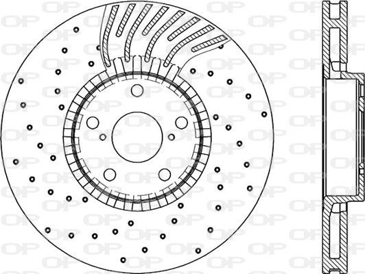 Open Parts BDRS2284.25 - Гальмівний диск autozip.com.ua