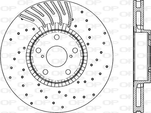 Open Parts BDRS2285.25 - Гальмівний диск autozip.com.ua