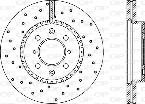 Open Parts BDRS2233.25 - Гальмівний диск autozip.com.ua