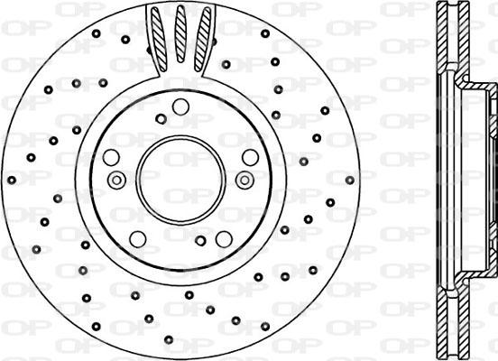 Open Parts BDRS2226.25 - Гальмівний диск autozip.com.ua