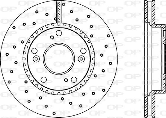 Open Parts BDRS2274.25 - Гальмівний диск autozip.com.ua