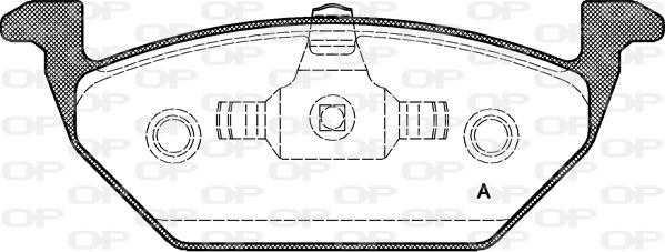SAFETY TDP638 - Гальмівні колодки, дискові гальма autozip.com.ua