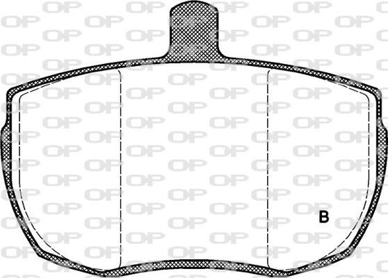 Open Parts BPA0056.22 - Гальмівні колодки, дискові гальма autozip.com.ua