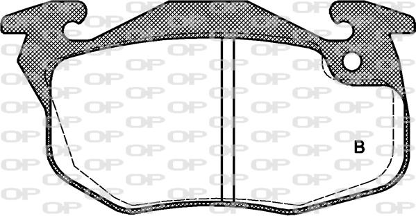 Open Parts BPA0192.34 - Гальмівні колодки, дискові гальма autozip.com.ua