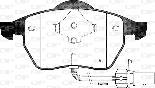 Roulunds Rubber 611881 - Гальмівні колодки, дискові гальма autozip.com.ua