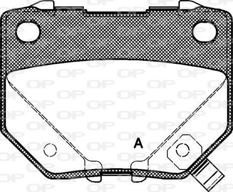 MOPROD MBP1462 - Гальмівні колодки, дискові гальма autozip.com.ua