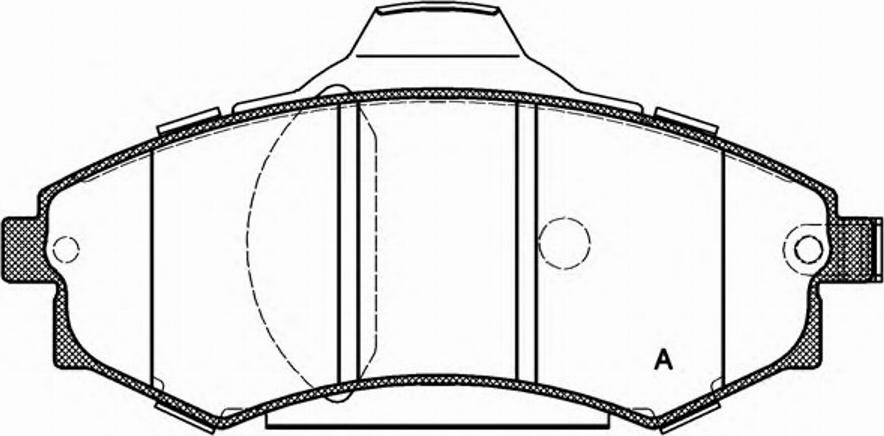 Open Parts BPA0318.92 - Гальмівні колодки, дискові гальма autozip.com.ua