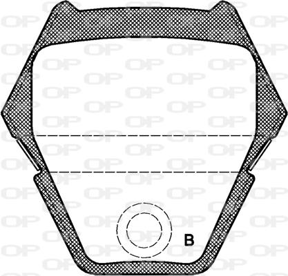 Open Parts BPA0752.22 - Гальмівні колодки, дискові гальма autozip.com.ua