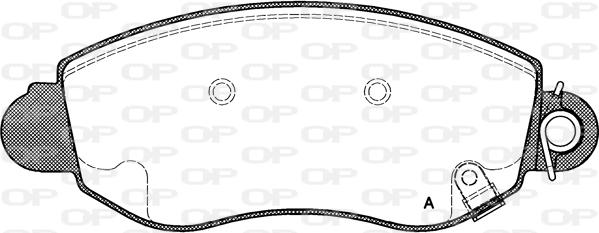 Open Parts BPA0772.02 - Гальмівні колодки, дискові гальма autozip.com.ua
