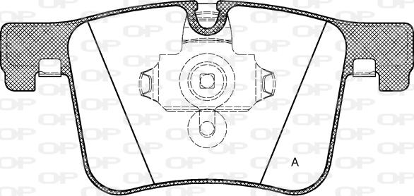 Open Parts BPA1457.00 - Гальмівні колодки, дискові гальма autozip.com.ua