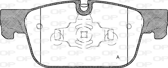 Open Parts BPA1692.10 - Гальмівні колодки, дискові гальма autozip.com.ua