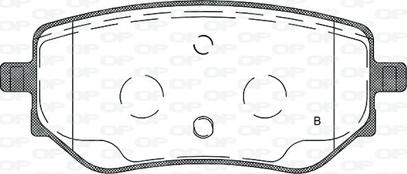 Open Parts BPA1802.02 - Гальмівні колодки, дискові гальма autozip.com.ua