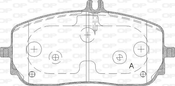 Open Parts BPA1826.00 - Гальмівні колодки, дискові гальма autozip.com.ua