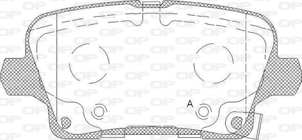 Open Parts BPA1821.02 - Гальмівні колодки, дискові гальма autozip.com.ua