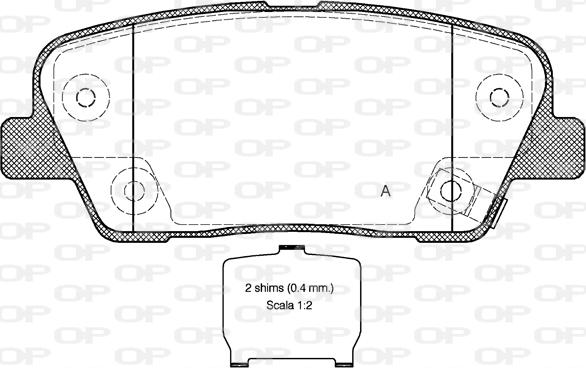 FRAS-LE PD1487 - Гальмівні колодки, дискові гальма autozip.com.ua