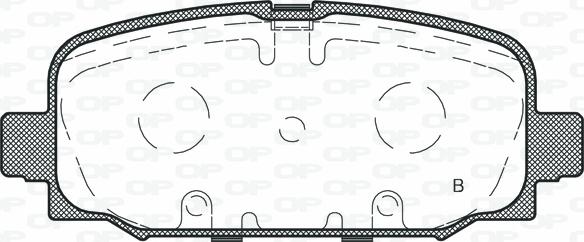 Open Parts BPA1796.02 - Гальмівні колодки, дискові гальма autozip.com.ua