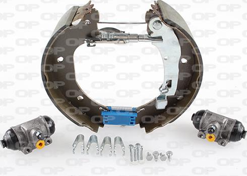 Open Parts BSK2086.00 - Комплект гальм, барабанний механізм autozip.com.ua