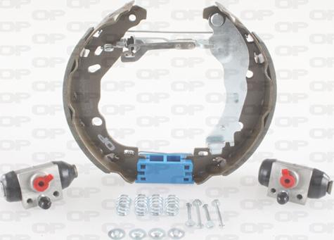 Open Parts BSK2080.00 - Комплект гальм, барабанний механізм autozip.com.ua