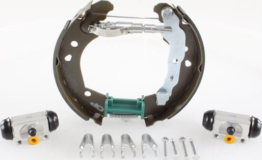 Open Parts BSK2087.00 - Комплект гальм, барабанний механізм autozip.com.ua