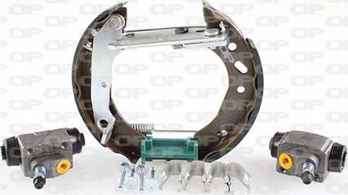 Open Parts BSK2167.00 - Комплект гальм, барабанний механізм autozip.com.ua