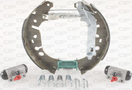 Open Parts BSK2107.00 - Комплект гальм, барабанний механізм autozip.com.ua