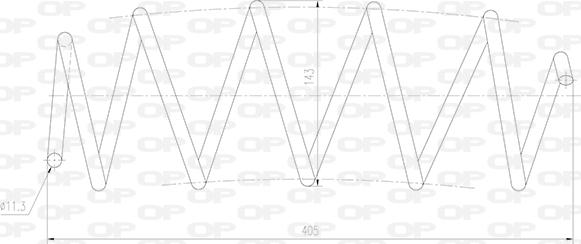 Open Parts CSR9013.00 - Пружина ходової частини autozip.com.ua