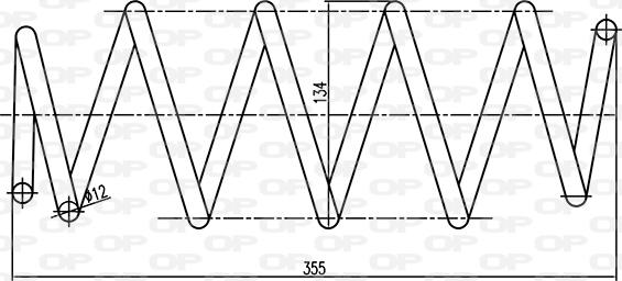 Open Parts CSR9023.00 - Пружина ходової частини autozip.com.ua