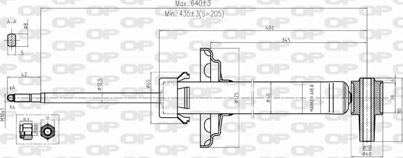 Open Parts SAB8499.32 - Амортизатор autozip.com.ua