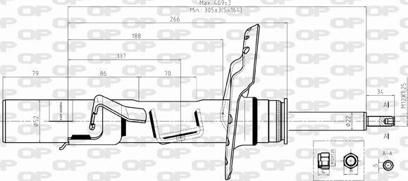 Open Parts SAB8491.31 - Амортизатор autozip.com.ua