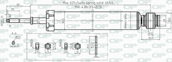 Open Parts SAB8484.32 - Амортизатор autozip.com.ua