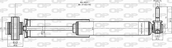 Open Parts SAB8429.32 - Амортизатор autozip.com.ua