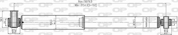 Open Parts SAB8424.32 - Амортизатор autozip.com.ua