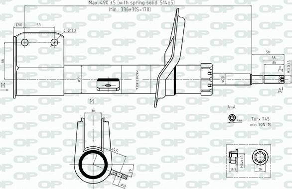 Open Parts SAB8556.31 - Амортизатор autozip.com.ua