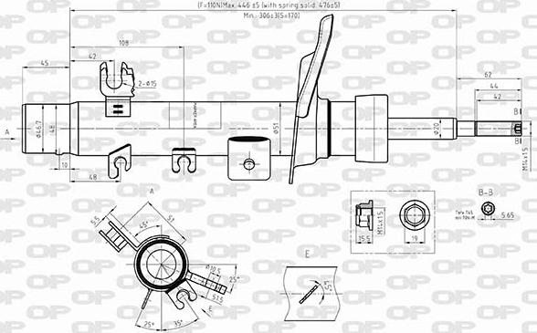 Open Parts SAB8553.31 - Амортизатор autozip.com.ua