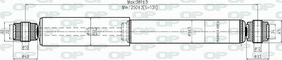Open Parts SAB8552.32 - Амортизатор autozip.com.ua